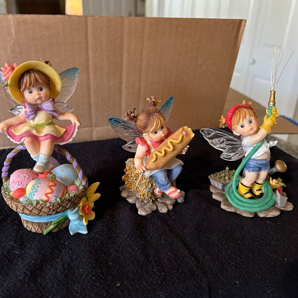 Enesco "My Little Kitchen Fairies" figurines designed by G.G. Santiago